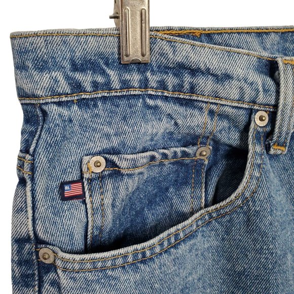 Polo Jeans Company Ralph Lauren Mens Sz 36x30 Jeans Denim Relaxed Hi Rise 35X29 - Picture 9 of 11